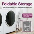 thumbnail image 4 of BLACK + DECKER Over-the-Door Telescopic Clothes Drying Rack, Expandable, Stainless Steel, 2-Tier, Space-Saving Indoor Design, 4 of 9