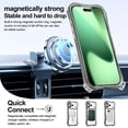 thumbnail image 2 of Allytechgroup Phone Case for Apple iPhone 17 Pro, Shockproof Clear iPhone 17 Pro Case with Corner Protection, Hand Wrist Strap Case Compatible with MagSafe iPhone 17 Pro Cover, Black, 2 of 7
