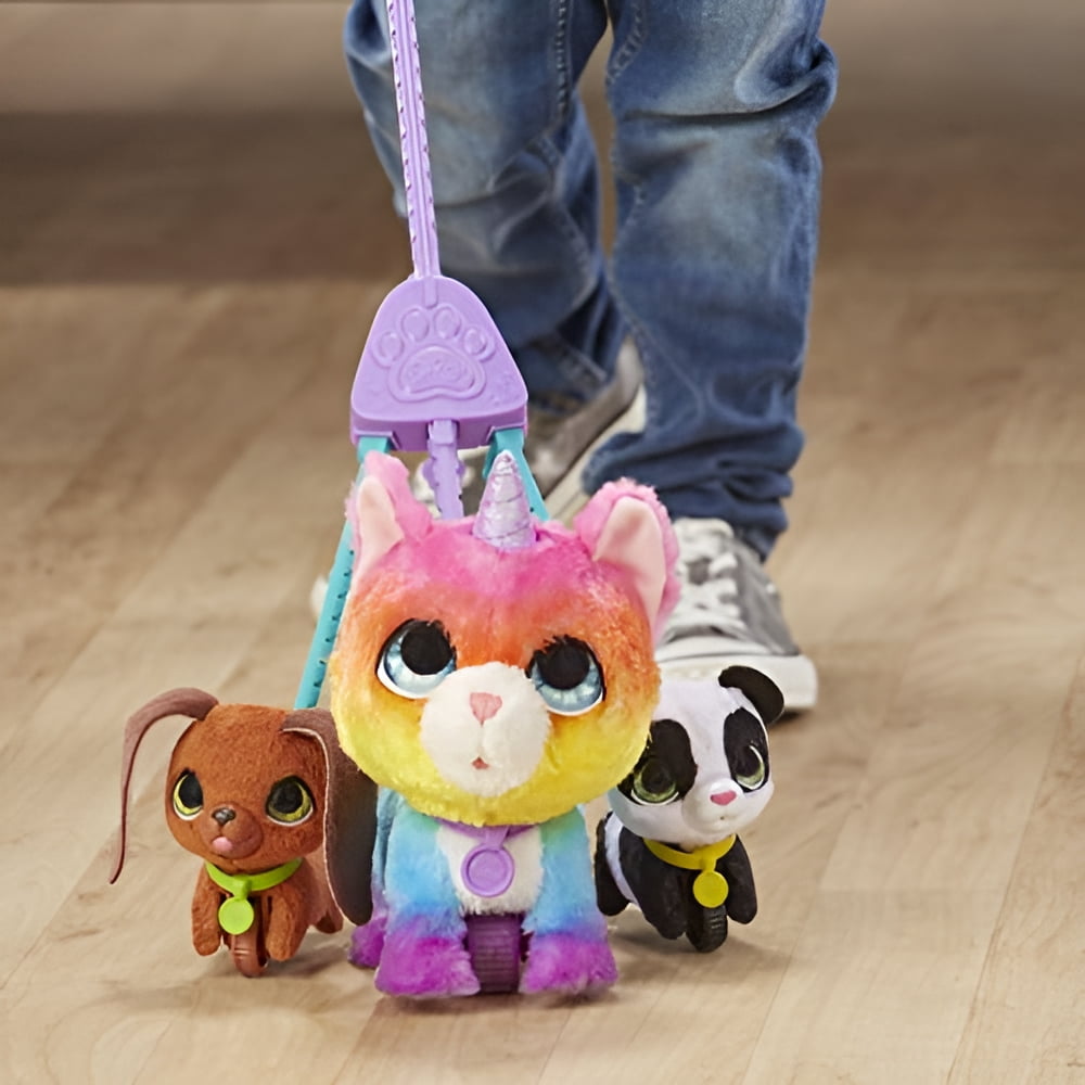 FurReal Peealots Big Wags Cat - Interactive Plush Pet Toy For Kids, Hasbro Animated Companion - View #3