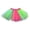 Hot Pink, variant on Dianli Mesh Tutu Dance Skirt Pleated Gauze Short Skirt Puff Layered Mesh Tutu Rainbow Puffy Mini Skirt Performance Dancewear Party Festival Tutu Skirt