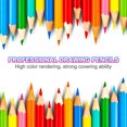 thumbnail image 4 of Uxcell Hard Drawing Pencils for Sketching, 12PCS Sketch Pencils for Drawing Art Pencils Graphite Wood Pre-sharpened for Drawing Sketching Artist, Round, White Refill, White/Red Pole, 4 of 6
