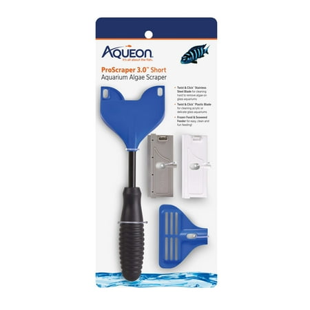 UPC: 0015905002325 | Aqueon ProScraper 3.0™ Short Aquarium Algae Scraper