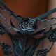 thumbnail image 2 of Tanga sexy bordado para mujer, con tirantes de malla transparente, sin costuras, para mujer, talla grande, 2 of 5