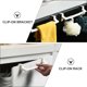 thumbnail image 5 of 4pcs Plastic Towel Bar Over Cabinet Door Towel Stands Towel Hanging Rack, 5 of 6