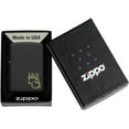 thumbnail image 6 of Zippo Lighter - Customized Message Hearts Fire, Engraved - Black Matte 46004, 6 of 9