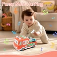 thumbnail image 5 of Baby Toys 6-12 Months,Musical Crawling Toy for 12-24 Months,Early Education Light Up Music Walking Toys,Shape Matching, Toys for Boy Girl Gift, 5 of 7