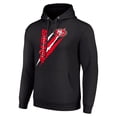 thumbnail image 2 of Unisex Starter Black San Francisco 49ers Color Scratch Fleece Pullover Hoodie, 2 of 3