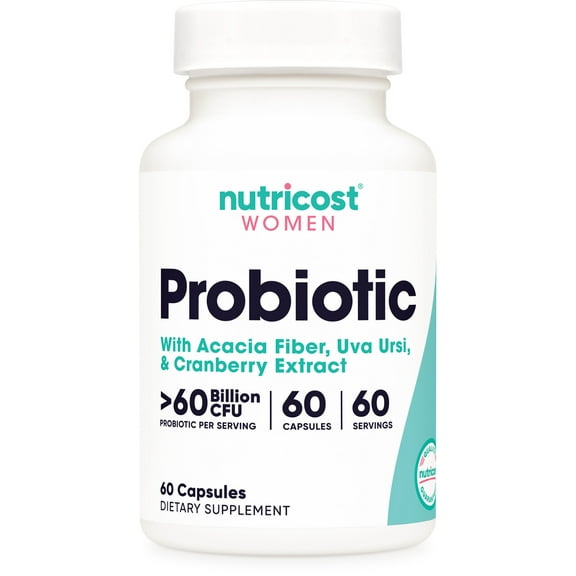 Nutricost Probiotic for Women 60 Billion CFU, 60 Capsules - Probiotic Supplement