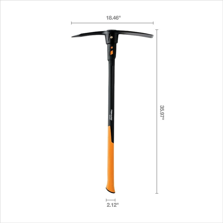Fiskars 751210-1003 Pro IsoCore 5lb Pick-36 Dual-Ended Pickaxe