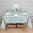 thumbnail image 3 of Light Blue Daisy Flower Pattern Square Tablecloth,Waterproof Square Table Cover,Wipeable Spillproof Washable Table Cover for Home Kitchen Party Decor 60"x60"(152x152cm), 3 of 6