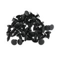thumbnail image 2 of Plastic Fasteners Kit, 50pcs Car Bumper Plastic Rivet Fastener Retainer Trim Push Pin Clip Black, 2 of 8