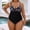 Z001-Dark Green, variant on Women's Quick Dry Plus Size Swimsuit One-Piece Leopard Print Color Block Ruched Tummy Control Bathing Suits Beach Swimwear