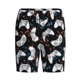 thumbnail image 4 of Wukai Cool Gamepad Men’s Short Pajama Pants With Pockets Soft Sleep Pj Shorts for Men-4X-Large, 4 of 6