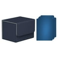 thumbnail image 3 of Contenedor de caja de la carta contenedor premium de cierre magnético de cierre soporte de caja de almacenamiento de tarjeta de manga Azul oscuro, 3 of 8