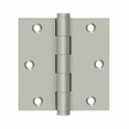 thumbnail image 3 of 3.5" x SQR Solid Brass Hinge 2/pk - Satin Nickel, 3 of 3