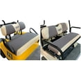 thumbnail image 4 of 10L0L Golf Cart Front + Rear Seat Cover Set for EZGO TXT RXV & Club Car DS 4 Passenger Models,Breathable Washable Polyester Mesh Cloth Seat Cover-Gray Beige (S+XS), 4 of 7