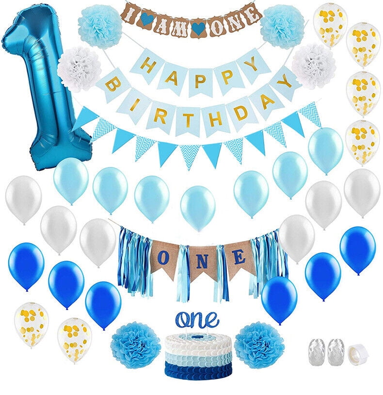 Pretty Happy Birthday Decorations Set Theme Party Supplies Banner