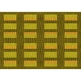 thumbnail image 1 of Ahgly Company Indoor Rectangle Patterned Dark Bronze Brown Area Rugs, 3' x 5', 1 of 6