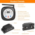thumbnail image 3 of JUNWELL 328FT Electric Wireless Dog Fence System GPS Dog Tracker with GPS Location Monitor Range Adjustable Rechargeable Beep Vibration for Small Medium Large Dogs  1 Transmitter 2 Receiv, 3 of 14