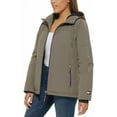 thumbnail image 5 of Tommy Hilfiger Womens Heavyweight Softshell Hooded Jacket Size: XL, Color: Charcoal, 5 of 7