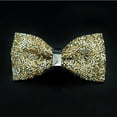 thumbnail image 2 of 2 Unidades Pajarita de Hombre Pre atada de material cuero PU Pedrería Brillante de Lazo Accesorios de Ropas para Boda Noche Yinane Hombre Crystal Bowtie, 2 of 8