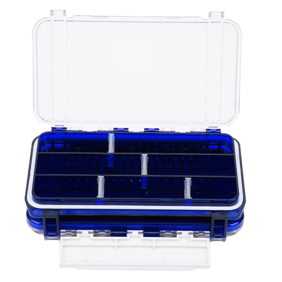 Cajas para aparejos de pesca, caja para cebos de doble cara, caja contenedora de cebos, diseño aerodinámico