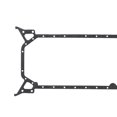 thumbnail image 3 of DNJ PG1172 Oil Pan Gasket Fits Cars & Trucks 02-06 Dodge Freightliner 2.7L L5 DOHC Turbocharged, 3 of 4