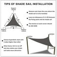 thumbnail image 2 of Waterproof Sunshade Sail For Courtyard Garden, Right Triangle Sun Shade Sail Canopy Uv Block Swimming Pool Canopy, 2 of 3