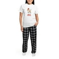 thumbnail image 5 of CafePress - Christmas Kitty Women's Light Pajamas - Women's Short Sleeve Print T-Shirt and Pants Light Cotton Pajama Set, 5 of 7