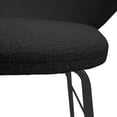 thumbnail image 3 of Set de 2 Sillas Modernas para Comedor, Estructura de Acero, Negro, 3 of 3