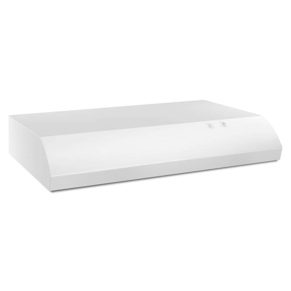 WHIRLPOOL GIDDS-1029935 30" 2-Speed Built-In Range Hood With Vent, White, 190 Cfm, 120V