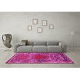 thumbnail image 3 of Ahgly Company Indoor Round Persian Pink Traditional Area Rugs, 4' Round, 3 of 4
