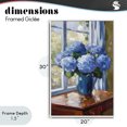 thumbnail image 4 of Stupell Industries French Country Winter Hydrangeas by Window White Framed Giclee Art, 20 x 30, by Creative Studio, 4 of 8