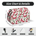 thumbnail image 5 of Kdxio Cherry_1 for Double Compartment Pen Case Oxford Organizer with Zipper Pockets for Students Artists, 5 of 7