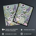 thumbnail image 2 of Artery8 Lavender Wildflowers Bouquet in Vase Fun Rustic Living Room Unframed Wall Art Print Poster Home Decor Premium, 2 of 5