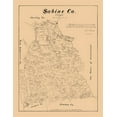thumbnail image 2 of Walsh 19x24 White Modern Wood Framed Museum Art Print Titled - Sabine County Texas - Walsh 1879, 2 of 4