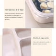 thumbnail image 3 of Snack Box, 4 Cajas de Aperitivos Bento Reutilizables, Loncheras para Mujer, Paquetes Caja Bento 5 Compartimentos, Lonchera, Bento Box, Meal Prep Containers, 3 of 4