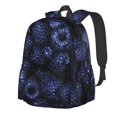 thumbnail image 1 of Wukai Blue-Purple Raspberries Print Large Capacity Student Backpack, Lightweight School Bag, Suitable for School, Work, Sports and Travel, Unisex, 1 of 8