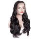 thumbnail image 1 of Peluca de cabello humano rizado de 20 pulgadas de largo con encaje frontal, color negro natural, sin pegamento, encaje completo, cabello virgen ruso., 1 of 5