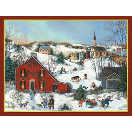 Lang "Christmas Saltbox" Deluxe Boxed Christmas Cards