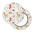 thumbnail image 2 of Kdxio Cute Little Animals Print Stool Covers Round,Stretch Round Bar Stool Covers Washable Bar Stool Cushion Slipcover for 12-15 Inch Chair, 2 of 7