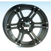 ITP SS212 Aluminum Wheel Matte Black 12x7 (1228370536B)