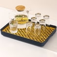 thumbnail image 3 of Ludlz Tea Tray Large Space Convenient Hollow Design Double Layer Removable Cup Holder Water Drip Tray Household Supply, 3 of 7