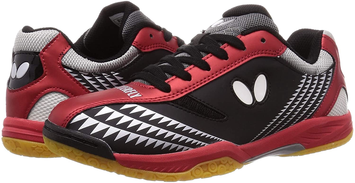 Butterfly Lezoline GIGU Table Tennis Shoes Unisex Shoe Black Red Size US 10.5 Jp Lezoline Gigu - PingPod main image 4