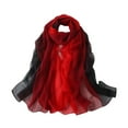 thumbnail image 1 of Guardurnaity Bufanda suave y transpirable Manténgase fresco y cómodo en cualquier clima Bufanda de lujo para mujeres Bufanda de mujer Accesorios de disfraces rojo, 1 of 6