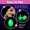 thumbnail image 5 of PREXTEX Glow in the Dark Easter Eggs Empty, 2.5” (36 pack) | 36 Eggs and 36 Glow Stick/Mini Glowsticks, Kids/Boys/Girls Toys, Basket Filler, Toy Gift Basket, Party Favor, Easter Egg Hunt, 5 of 5