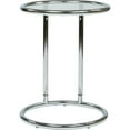 thumbnail image 2 of OSP Home Furnishings Yield Glass Circle Table in Chrome Finish with Glass Top, 2 of 5