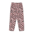 thumbnail image 3 of Lsque Cow Animal Skin Print Women's Pajama Pants, Lounge Pant - Comfortable Home Wear,Elastic Waistband, Stylish Design-Large, 3 of 9