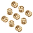 thumbnail image 3 of HUGFEGWE M5x5mm Female Thread Knurled Nuts Hx6mm OD Brass Threaded Insert Embedment Nuts Hydraulic Welded Joint Injection Molding Assortment Kit for 3D Printing Injection Molding 80PCS CJB91-25054, 3 of 6