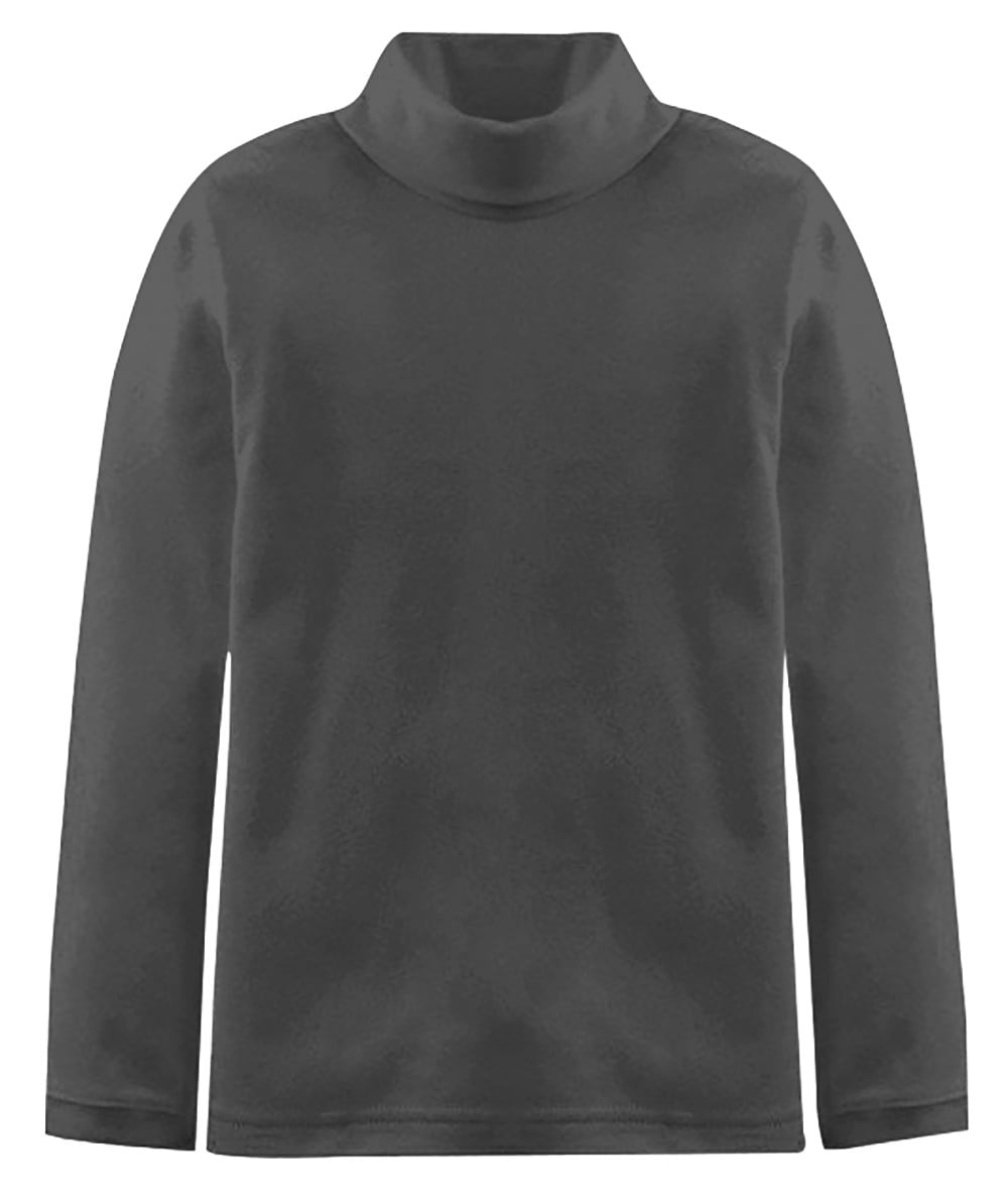 2-14 Years Popular Boys Solid Color Cotton Turtleneck